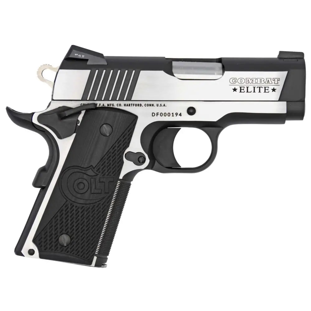 Colt Mfg 1911 Combat Elite Defender 9mm 3-Inch Two-Tone PVD Finish