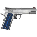 Colt Mfg 1911 Gold Cup Lite Series 70 9mm Stainless Steel Semi-Auto with Beavertail Safety and Blue G10 Grips