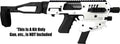 CAA Micro Conversion Kit for Glock 9mm and .40 S&W - White Polymer Upper