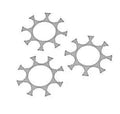 Ruger 3-Pack Full Moon Clips for 9mm Luger - Fits Ruger Super GP100 Shooting Accessories