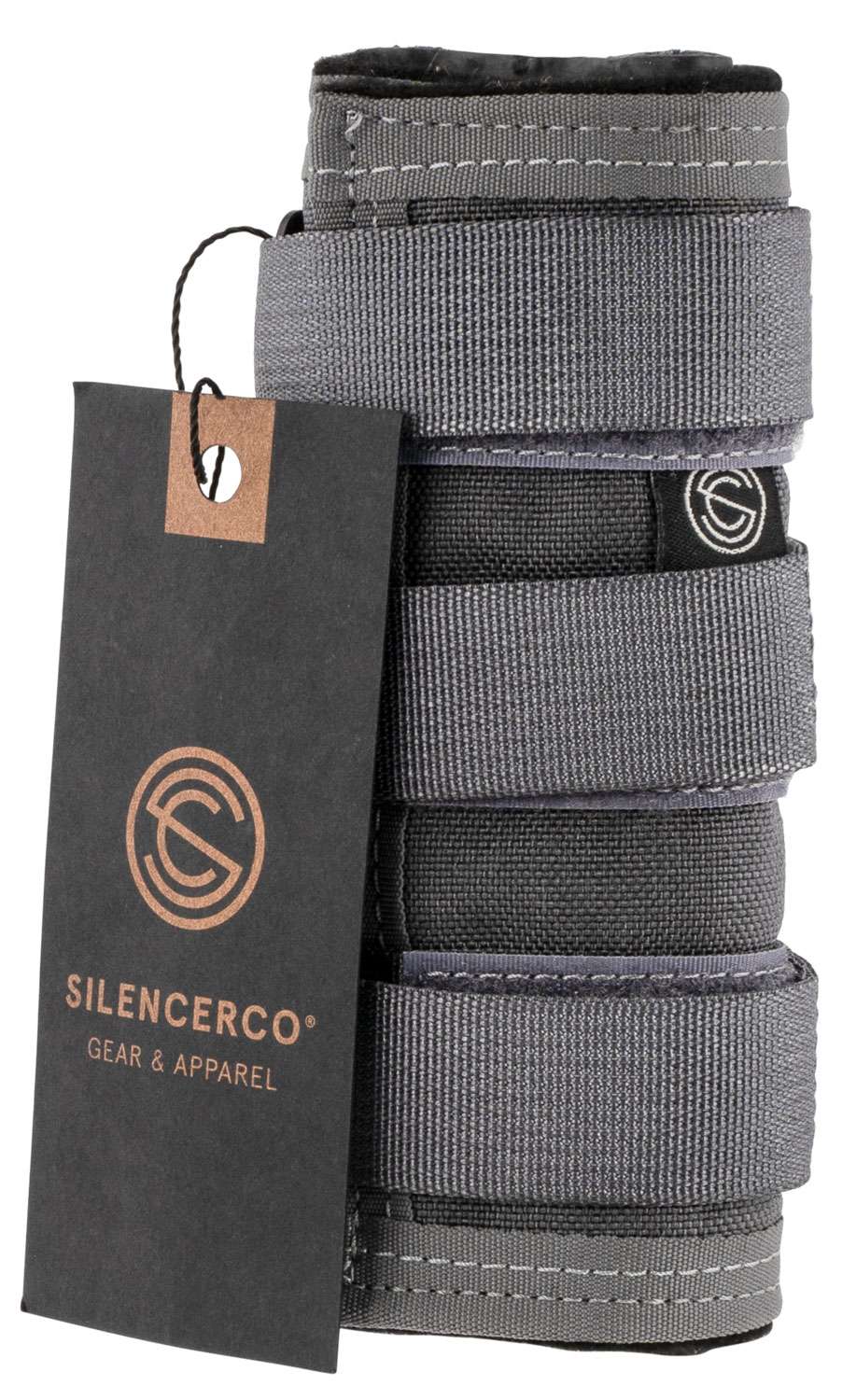 SilencerCo Suppressor Cover 6-Inch Gray High-Temperature Nylon for Firearms
