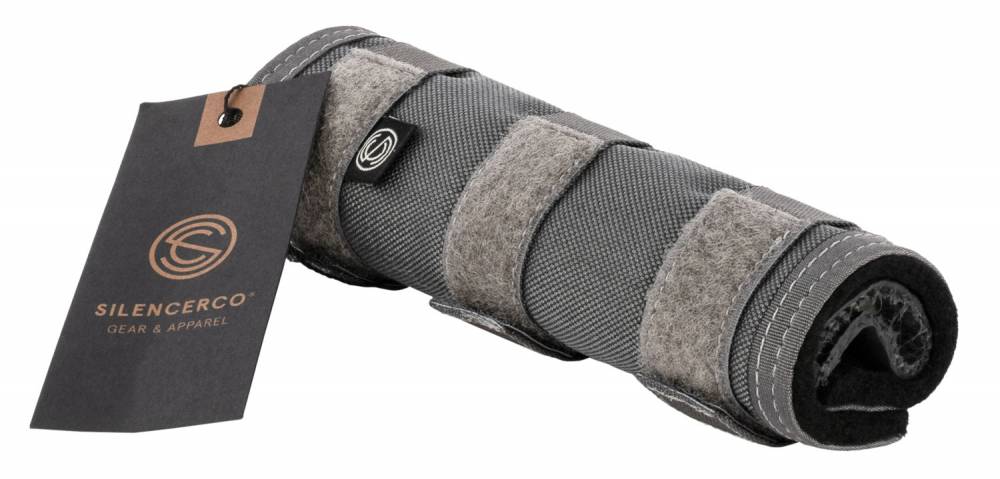 SilencerCo Suppressor Cover 7.5-inch Gray High Temperature Nylon for Firearms