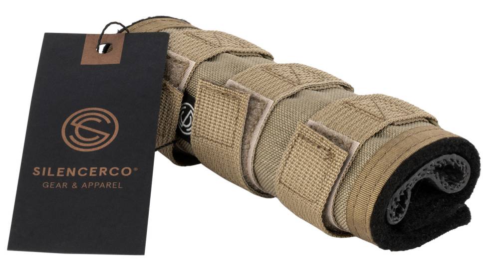 Silencerco Suppressor Cover 6" Flat Dark Earth High-Temperature Nylon