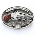 North American Arms NAA-22LR-BBO Mini Revolver with Belt Buckle, 1.125-inch Stainless Steel Barrel