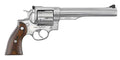 Ruger Big Bore .44 Magnum Revolver with 7.5-Inch Satin Stainless Barrel and Hardwood Grips