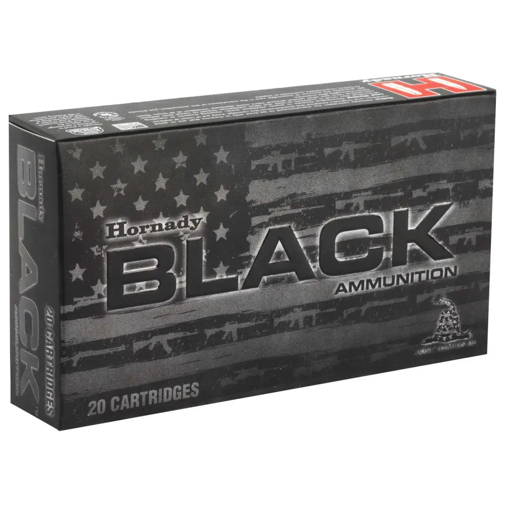Hornady Black .224 Valkyrie 75-Grain Boat Tail Hollow Point Match Ammunition, 20 Rounds per Box