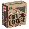 Hornady Critical Defense .25 ACP 35 Grain FlexTip Expanding Ammo – 25 Rounds per Box