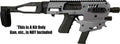 Caa Micro Conversion Kit for Glock 25 in Tungsten Grey - Model MCKGEN2TU