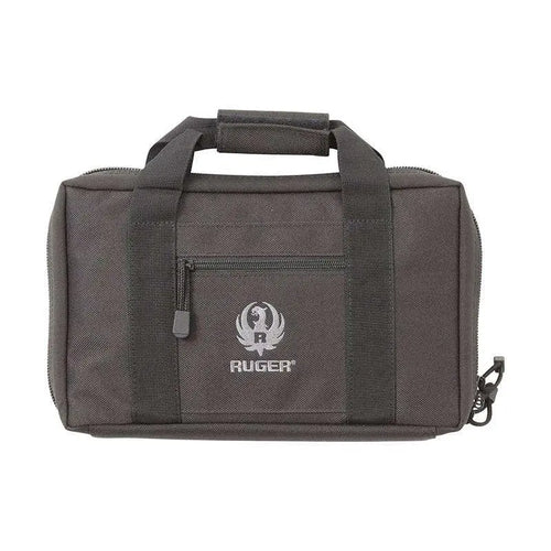 Allen Ruger Double Handgun Case in Black - Secure Soft Finish for Two Handguns
