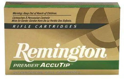 Remington Ammunition PRA22HNA .22 Hornet 35 Grain AccuTip-V Varmint Ammo - 50 Rounds per Box