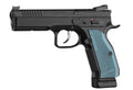 CZ Shadow 2 Optics Ready 9mm Full-Size Pistol with 3 Magazines and Blue Aluminum Grips