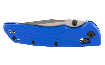 Hogue Deka 3.25-inch Folding Knife with CPM MagnaCut Blade and Blue Handle