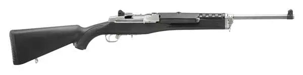 Ruger Mini-30 .30-6.2x39 Rifle with 18.5-inch Stainless Steel Barrel and Black Synthetic Stock