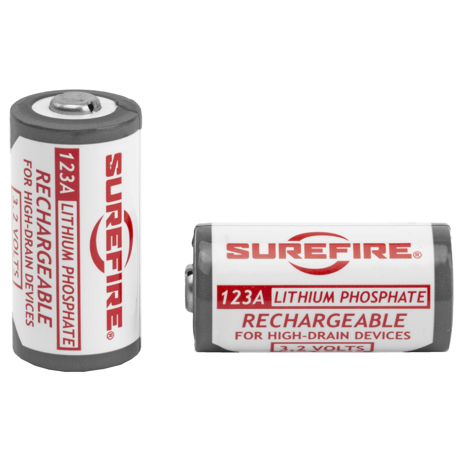 Surefire SFLFP123 2-Pack Lithium Iron Phosphate Rechargeable Batteries