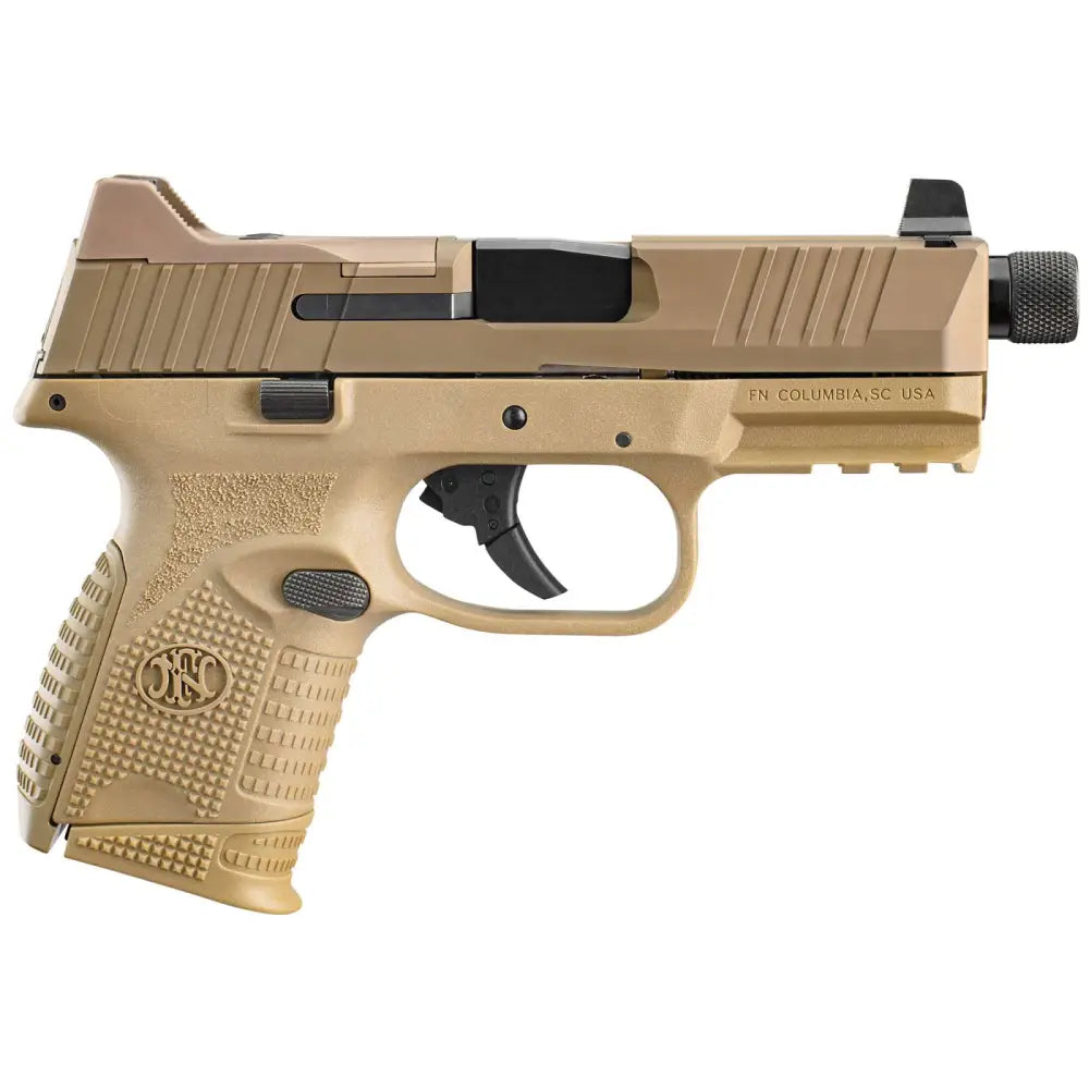 FN 509C T FDE Compact Tactical 9mm Pistol with 3 Magazines and Night Sights