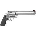 Smith & Wesson 163501 Standard Stainless .500 S&W X-Frame Revolver with 8.38-Inch Threaded Barrel and Adjustable Sights