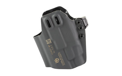 Crucial Concealment Universal Light Holster IWB for TLR-7 - Ambidextrous Kydex Black Inside Waistband Carry