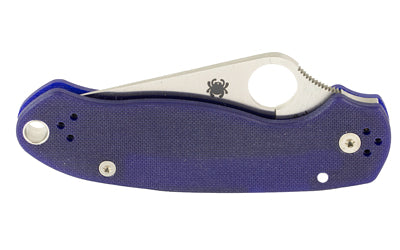Spyderco Para 3 G-10 Dark Blue Folding Knife - CPM-S45V Steel, Model C223GPDBL