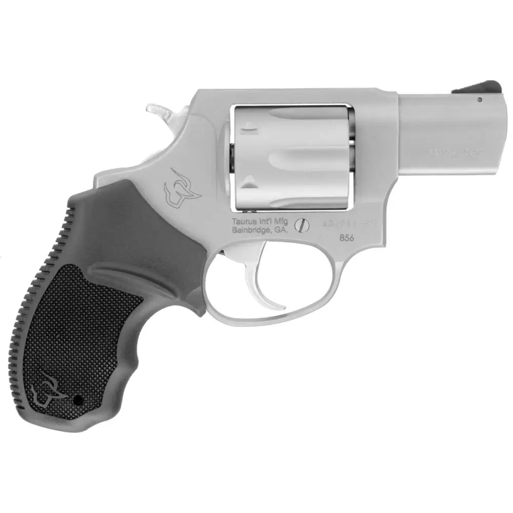 Taurus 856 .38 Special 2-Inch Revolver with Stainless Steel Finish and Rubber Grips