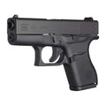GLOCK G43 9mm Pistol Rebuilt with Fixed Sights and Black Polymer Finish