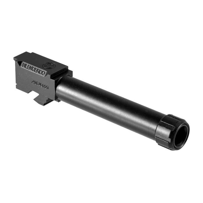 Silencerco AC1757 Threaded Barrel for Glock 23 - 4.5 Inches, 9/16x24 TPI, Black Nitride Finish