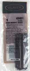 WEAVER BASE SIDE MOUNT #1