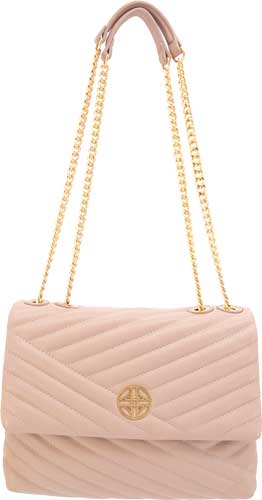 Cameleon Ceres Purse - Pink Vegan Leather Crossbody Shoulder Bag with Holster
