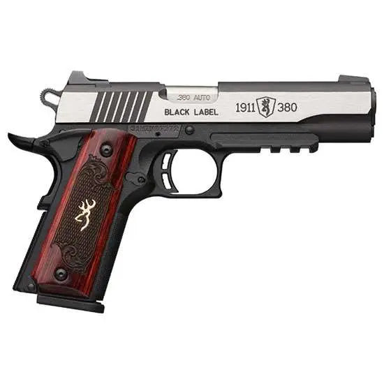 Browning Black Label Medallion Pro 1911-380 Pistol with 4.25-Inch Barrel and Night Sights