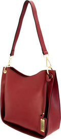 Cameleon Emma Leather Shoulder Crossbody Purse in Burgundy - Part 49633