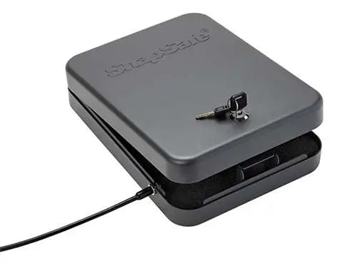 Snapsafe Lock Box XXL Keyed Alike (2 Pack) - Fireproof Steel Handgun Safe with Foam Interior and Cable Access