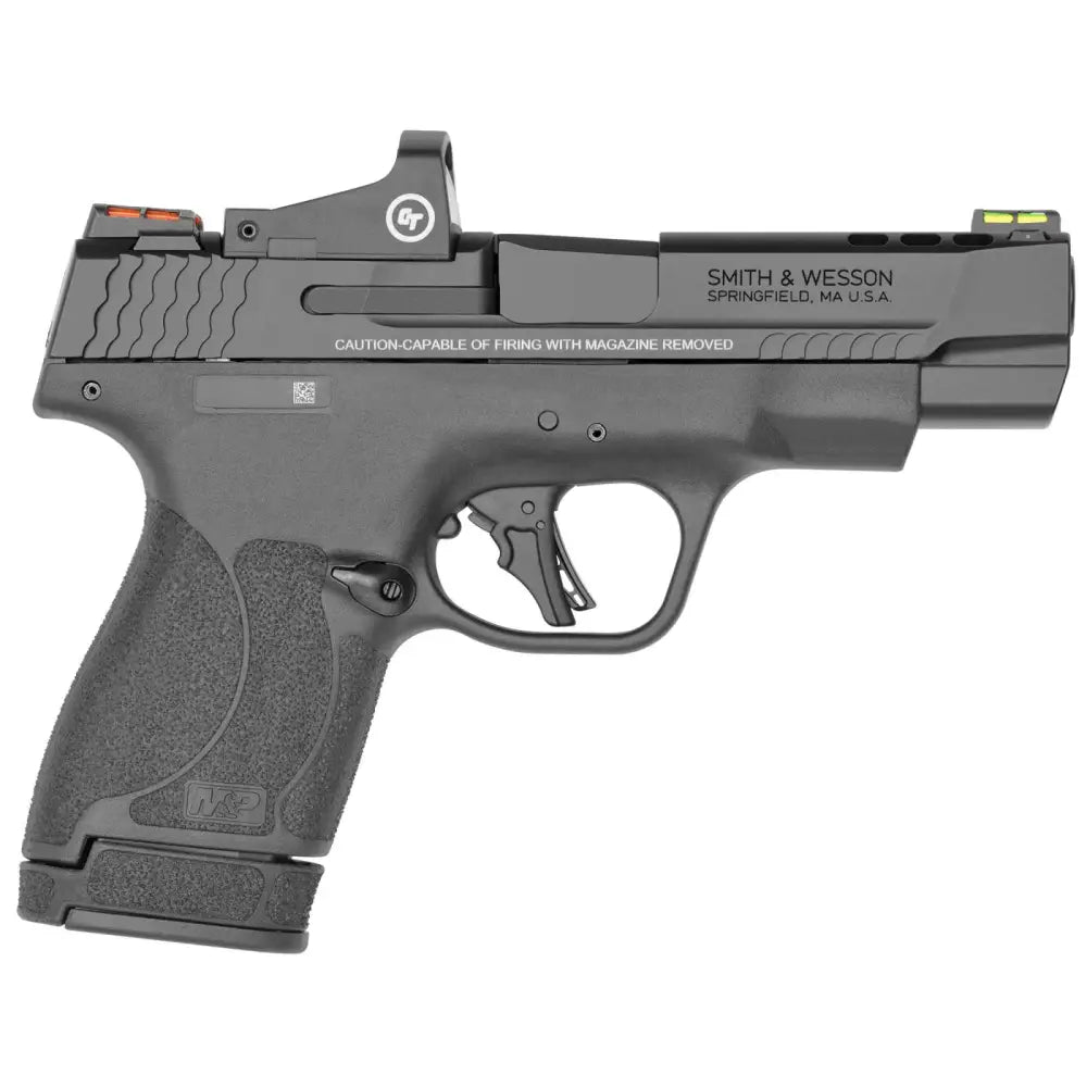 Smith & Wesson M&P Shield Plus 9mm Semi-Auto Pistol with Optics Ready and Crimson Trace Red Dot