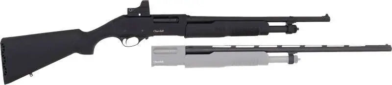 Akkar 20GA Shotgun Combo with 28-Inch and 18.5-Inch Barrels and Red Dot Sight