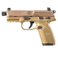 FN 502 Tactical 22LR Pistol with Flat Dark Earth Finish and Night Sights