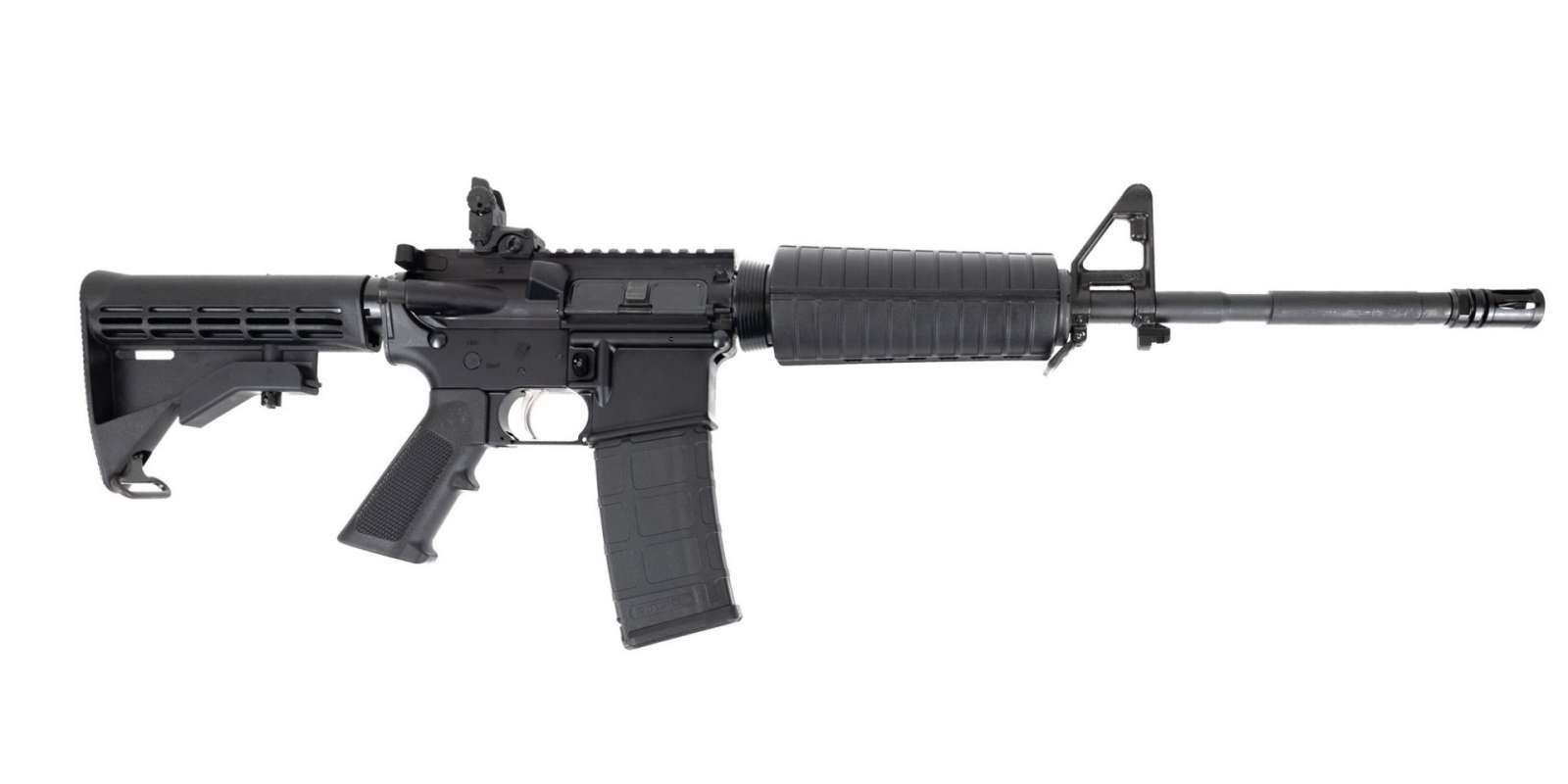 DPMS DP-15 M4 5.56 Rifle with 16-Inch Threaded Barrel and Iron Sights