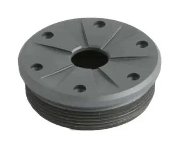 SilencerCo Bravo Front Cap for 7.62x51 Caliber - Flat Series, Gray Finish