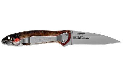 Kershaw Leek 1660TROUT Rainbow Trout Folding Knife with Assisted Opening