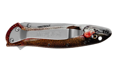 Kershaw Leek 1660TROUT Rainbow Trout Folding Knife with Assisted Opening
