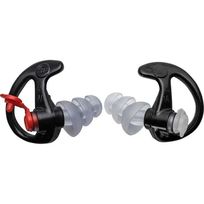 Surefire EP4BKMPRBULK Triple-Flange Filtered Earplugs, Medium, Black, 25 Pair Pack