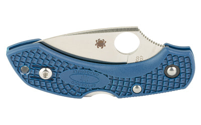 Spyderco Dragonfly 2 Folding Knife with CPM SPY27 Steel and Blue FRN Handle
