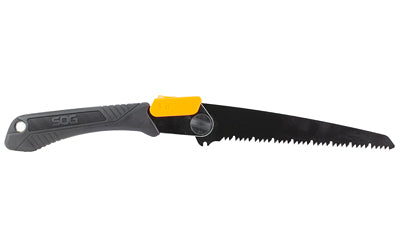 SOG Knives & Tools Folding Saw SOG-F10N-CP with High Carbon Steel Blade and Black Handle