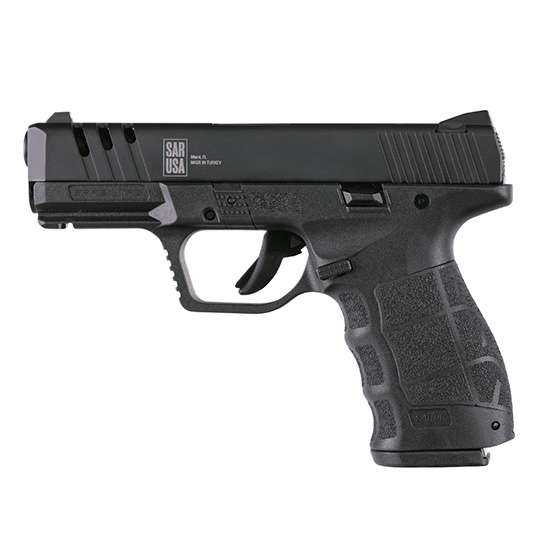 Sar USA SAR9X Compact Black 9mm Pistol - 4-Inch Barrel, 15-Round Capacity