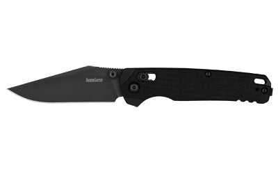 Kershaw Bel Air Clip Point Folding Knife - Model 6106BLK with MagnaCut Steel and Black G10 Handle