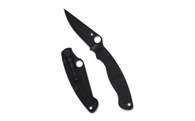 Spyderco Military 2 Salt CPM MagnaCut Folding Knife - Black, 4-inch Blade