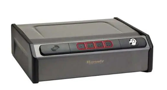 Hornady Rapid Safe RFID Access Code Key Entry for 2 Handguns - 13.1 x 11 x 3.9 Inches Gray Steel Safe
