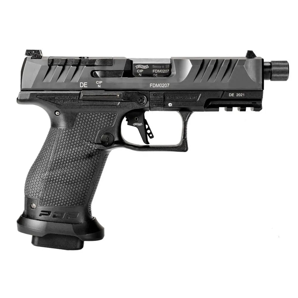Walther PDP Pro SD 9mm Compact Pistol with Threaded Barrel and 3 Magazines