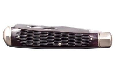 Cold Steel Trapper Folding Knife with Bone Handle and Dual Blades – Model CS-FL-TRPR-J