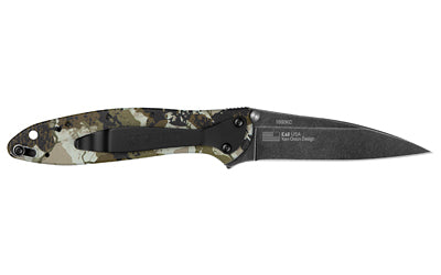 Kershaw Leek 1660KC Folding Knife with Kings Camo Handle and 14C28N Blade