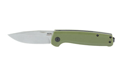 SOG Terminus SJ Folding Knife with D2 Steel Blade and Olive Drab Green Handle