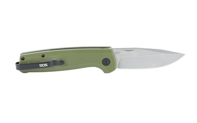 SOG Terminus SJ Folding Knife with D2 Steel Blade and Olive Drab Green Handle