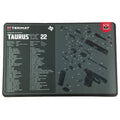 TekMat Taurus TX22 Cleaning Mat – 17 Inch Gun Maintenance Pad with Protective Padding